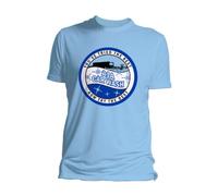 Transworld Aquatic - Maglietta, Manica Corta, Uomo, Blu (Sky Blue), 2XL