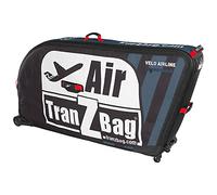 TranZBag AIR borsa gonfiabile per biciclette, accessori per biciclette (borsa salvaspazio per il trasporto di biciclette, con 4 ruote, per viaggi e trasporti aerei), nero