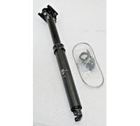 TranzX Supporto Sella Telescopico Regolabile 30,9 Mm Corsa 100 Mm, L 400 Mm Nero