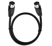 Traovien Cavo adattatore convertitore di prolunga per altoparlanti DIN da maschio a maschio a 8 pin, adatto per la maggior parte dei sistemi audio e televisori. (8 pin DIN maschio a maschio 1 m)