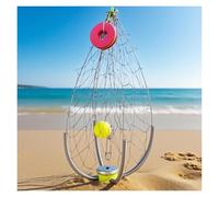 Trap automatico con porta autobloccante, collapsible & Foldable Fishing Net Cage, Wide Coverage Steel Wire Design for Saltwater & Freshwater Fishing, Portable Outdoor Accessories(72 cm)