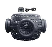 TRAP CRAB - CRABS ESCA TRAP | Atarraya Cage per attività acquatiche | 4 buchi Anti -Trastrap Cage per gamberi, granchi, anguilas, laghi, corsi d'acqua, fiumi, spiagge