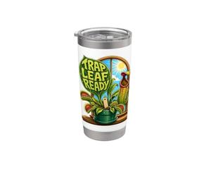 TRAP LEAF READY Piante Carnivore Dionea Collezione Bicchiere termico in acciaio inox doppia parete