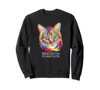 Trap Neuter Return (TNR) The Humane Solution Gatto Arte Amore Felpa