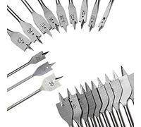 trapani 6-50mm Trapano piatto Set di trapani piatti in acciaio ad alto tenore di carbonio Set di punte per trapano per lavorazione del legno durevoli Set di utensili per lavorazione del legno-14mm