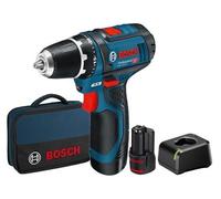 TRAPANI AVVITATORI A BATTERIA BOSCH GSR 12V-15 - 2 BATTERIE - POTENZA 12V