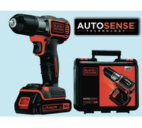 TRAPANO A BATTERIA 18V LITIO ASD184K BLACK & DECKER