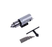 Trapano a Colonna, Mini DC 5-12V Motore elettrico Trapano a mano Set di perforazione con punte elicoidali JTO Mandrini Supporto for staffa for PCB in legno,Resistenza