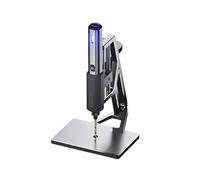 Trapano a Colonna, Mini Trapano Elettrico Con Trapano Da Banco SDS Mini Plus Utensile Manuale A Batteria For Foratura For Monete In Alluminio E Plastica In Legno,Resistenza(SDS Mini Plus Grey)