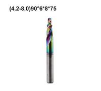 Trapano a gradini acciaio tungsteno colorato grande rimozione trucioli lega allu