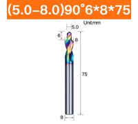 Trapano a gradini acciaio tungsteno colorato grande rimozione trucioli lega allu