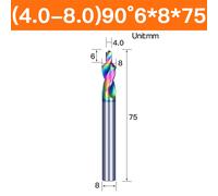 Trapano a gradini acciaio tungsteno colorato grande rimozione trucioli lega allu