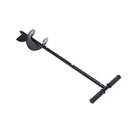 Trapano a mano da giardino, set di punte per trapano a mano, trapano a spirale, punta regolabile, trapano a spirale, per la posa di pali di recinzione, piantagioni