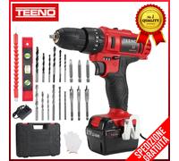 Trapano a Percussione 21V Trapano Avvitatore a Batteria x2 2000Mah 40Nm 18+3 Imp