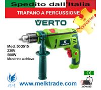 TRAPANO A PERCUSSIONE 500W, Mod 50G515 - Linea Professionale VERTO