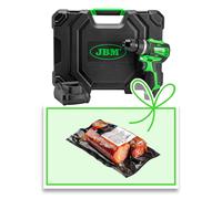 TRAPANO A PERCUSSIONE A BATTERIA 12V CON VALIGETTA + SET DI SALUMI