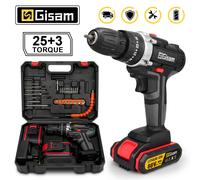 Trapano a percussione a batteria 21V Cacciavite elettrico Trapano a percussione elettrico Mini trapano a mano senza fili Utensili elettrici a batteria agli ioni di litio