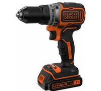 Trapano a percussione a batteria BLACK+DECKER 18V con 2 velocità BDCHD18