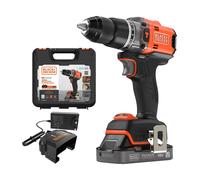 Black+Decker TRAPANO AVVITATORE A18V 1 batteria 2,0 Ah