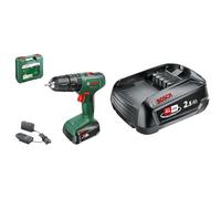 Trapano a percussione a batteria Bosch EasyImpact 18V-38 (1x batteria 2,5 Ah; nella custodia) + sostitutiva PBA 18V 2,5Ah W-B (compatibile con tutti i dispositivi Power for All da 18 V)