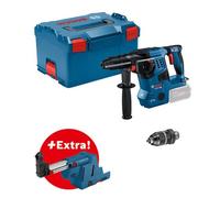 Trapano a percussione a batteria BOSCH GBH 18V-28 CF + GDE 0611921004