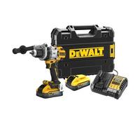 DEWALT DCD1007H2T-QW avvitatore perc. 18v brushless 2 batterie 5ah powerstack...