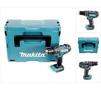 Makita DHP 482 ZJ - Trapano avvitatore a percussione a batteria, 18 V, 62 Nm, senza batteria/caricatore DHP482ZJ