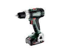 Metabo SB 614053500 - Trapano avvitatore a percussione a batteria, batteria e metaBOX 145 (18 V, 2 batterie LiPOWER da 2 Ah, diametro foro 13 mm/36 mm, peso 1,6 kg)