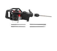 Trapano a percussione a benzina da 1000 W, martello demolitore a benzina a 2 tempi da 33 cc, for frantumazione, scalpellatura e scavo.,Mattone, legno, acciaio