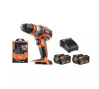 TRAPANO A PERCUSSIONE A BATTERIA BSB18C2XLI-402CA+2 BATTERIE 4Ah+SET 30 ACC. AEG