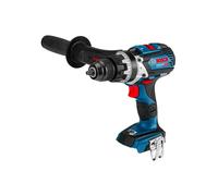 Bosch Professional Trapano-avvitatore con percussione a batteria GSB 18V-110 C, 18V System (coppia di serraggio max. 110 Nm, batterie e caricabatteria non incl., confezione in cartone)