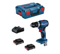 Trapano a Percussione BOSCH GSB 18V-45 (2 x 2,0 Ah + GAL18V-20 + L-Boxx 136)