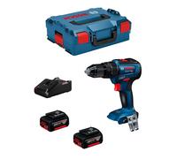 Trapano a Percussione BOSCH GSB 18V-55 (2 x 5,0 Ah + GAL 18V-40 + L-Boxx 136)