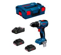 Bosch Professional 18V System Trapano-avvitatore a batteria GSR 18V-65 (motore brushless, lunghezza della testa 166, incl. 2x ProCORE18V 4.0Ah, L-BOXX)