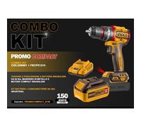 Trapano a percussione brushless 66Nm + batteria e caricabatteria