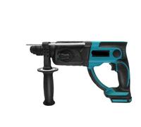 Trapano a percussione elettrico a batteria senza spazzole a 3 funzioni, utensile elettrico domestico ricaricabile da 28 mm, batteria da 18 V,Mattone, legno, acciaio(1PC 6.0Ah Battery)