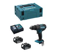 Trapano a Percussione MAKITA DHP482RFJ (2 x 3,0Ah + DC18RC + MAKPAC 2)