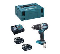 Trapano a Percussione MAKITA DHP484RTJ (2 x 5,0Ah + DC18RC + MAKPAC 2)