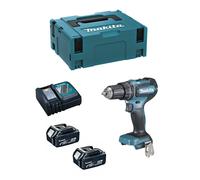 Cordless Impact Drill Makita DHP485RTJ; 18 V; 2x5,0 Ah accu.