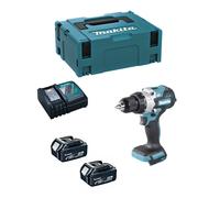 Trapano a Percussione MAKITA DHP486RTJ (2 x 5,0 Ah + DC18RC + MAKPAC 2)