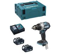 Trapano a Percussione MAKITA DHP489RTJ (2 x 5,0 Ah + DC18RC + MAKPAC 2)