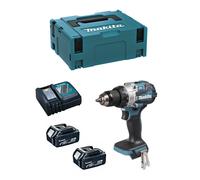 Trapano a Percussione MAKITA DHP492RTJ (2 x 5,0Ah + DC18RC + MAKPAC 2)