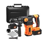 Trapano a percussione rotativo 20V Max Drilling, 26mm 3 modalità SDS-Plus Martello demolitore a batteria for scheggiatura di calcestruzzo