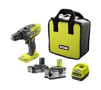 TRAPANO AVVITATORE A PERCUSSIONE 13 mm DOPPIA BATTERIA 18V 50Nm 2.0-4.0Ah RYOBI