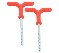 Trapano a Spirale Pesca al Ghiaccio, Strumento in Acciaio Inossidabile a 2 Pacchetti con Manico a V per Perforazione del Foro di Ghiaccio, Tenda Porta a Bordo piolo Invernale