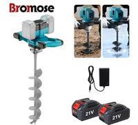 Trapano a terra elettrico senza spazzole Miscelatore elettrico per cemento Trapano da ghiaccio portatile senza fili Asta di agitazione Strumento per gesso per batteria Makita21V