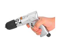 Trapano Ad Aria, Trapano Pneumatico per Aereo 3/8 Pollici di Blocco Auto -Reversibile Utensile Pneumatico a Mano Reversibile Drill Perforazione per Foraggio Foro