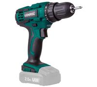 VONROC Trapano avvitatore a batteria VPOWER 20V. Batteria e caricabatterie non inclusi. Include punte e sacca portautensili