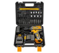 Trapano Avvitatore 21V Set Con 2 Batterie 2Ah LED