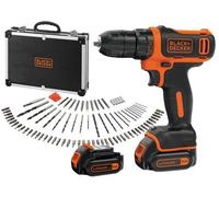 Black & Decker BDCDD12BAFC trapano Nero, Arancione [BDCDD12BAFC-QW]